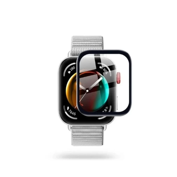 Watch Fit 3 Polymer Nano Ekran Koruyucu - Şeffaf ürün görseli 1