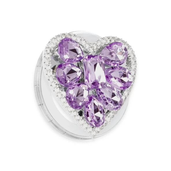 Kickstand Taşlı Magsafe Stand - Mor ürün görseli 1