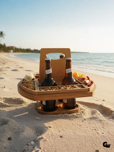 Bira İçecek Sunum Tabağı Doğal Ahşap Çerez Tabağı(KAYIN / GÜRGEN) Ahşap Rengi AHŞAP - 2 ADET ürün görseli 1