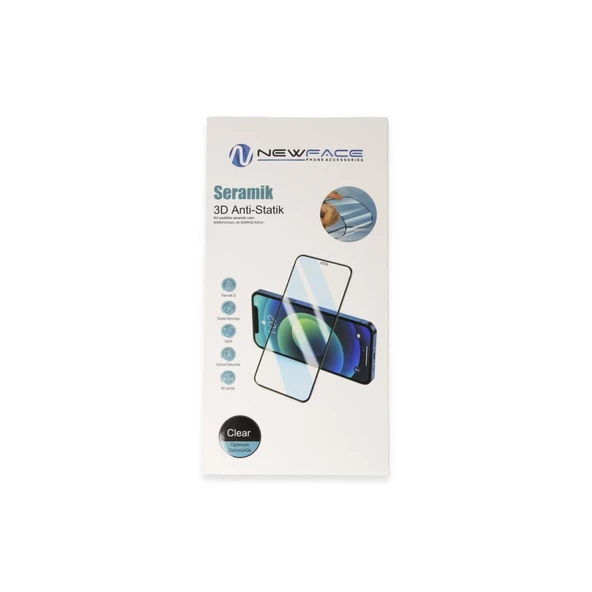 İphone 16 Pro 3d Antistatik Seramik Nano Ekran Koruyucu - Resim 2