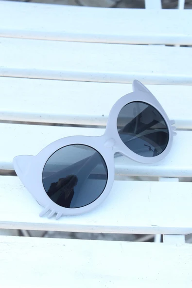 idimilla Gri Renk Kedi Model Çocuk Gözlüğü ürün görseli 1