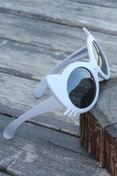 idimilla Gri Renk Kedi Model Çocuk Gözlüğü - Resim 2