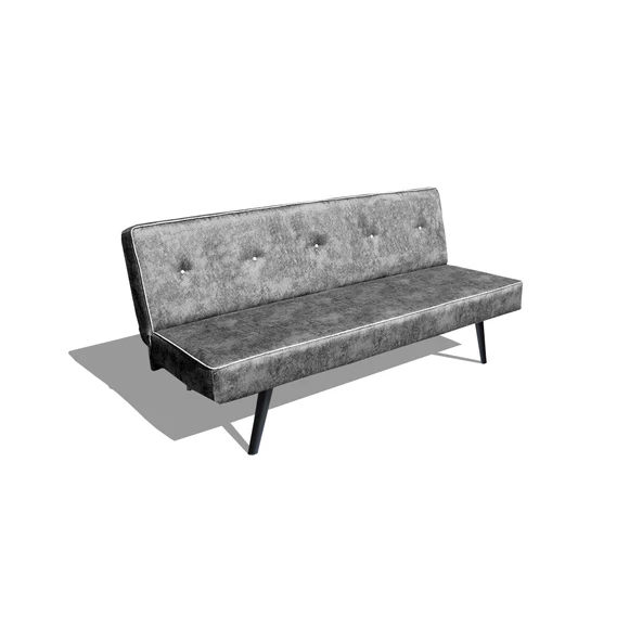 Best Yataklı Çelik İskelet Sünger Kanepe - Füme ürün görseli 1