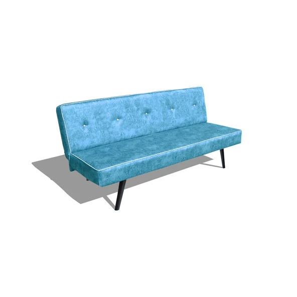Best Yataklı Çelik İskelet Sünger Kanepe - Turkuaz ürün görseli 1