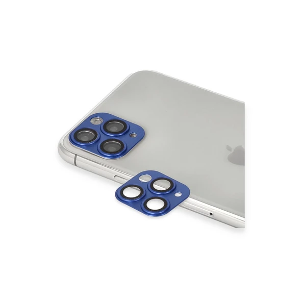 İphone 11 Pro Max Pers Alüminyum Kamera Lens - Lacivert ürün görseli 1