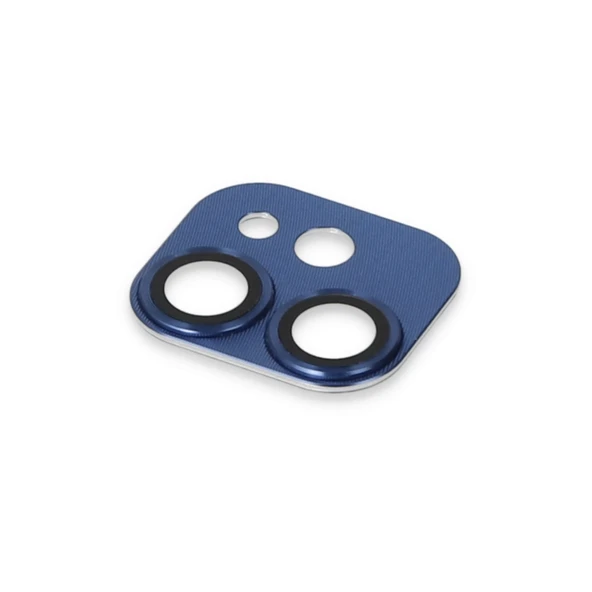 İphone 11 Pers Alüminyum Kamera Lens - Lacivert - Resim 4