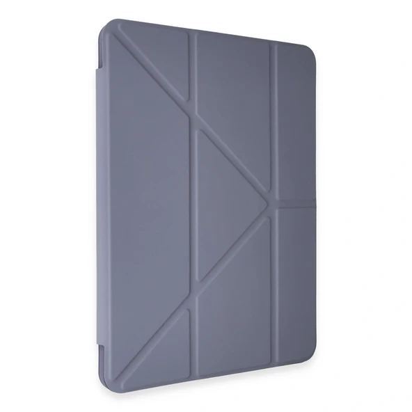 Huawei Honor Pad 9 Kılıf Kalemlikli Mars Tablet Kılıfı - Lavender - Resim 2