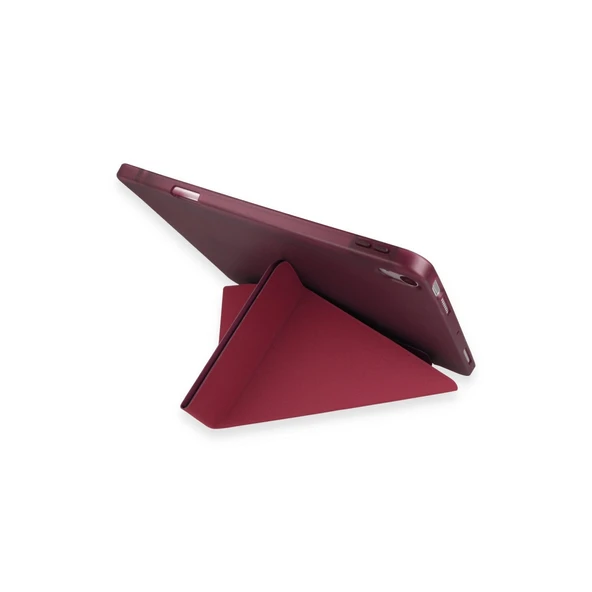 Huawei Honor Pad 9 Kılıf Kalemlikli Mars Tablet Kılıfı - Mürdüm - Resim 3