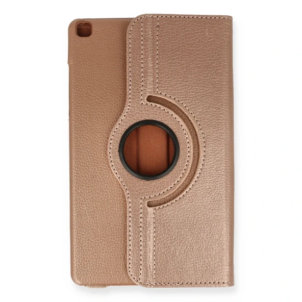 Samsung Galaxy Tab A9 Kılıf 360 Tablet Deri Kılıf - Rose Gold ürün görseli 1