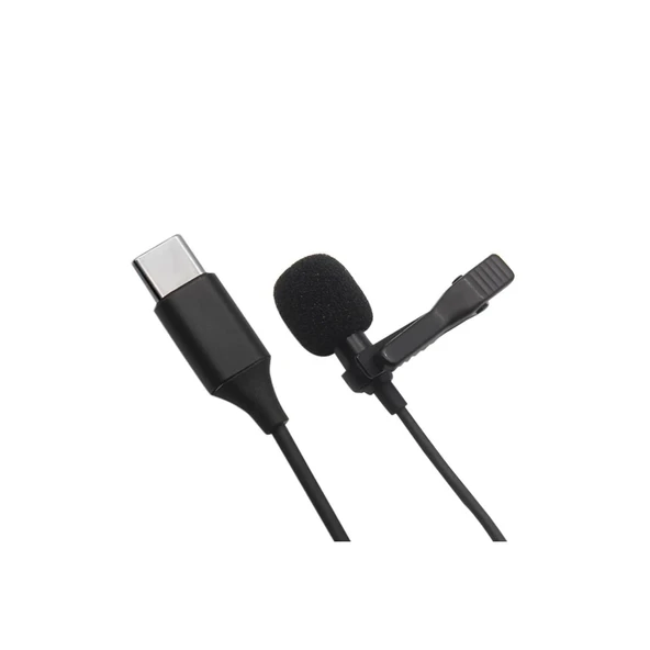 Type-c 2 Metre Double Mikrofon - Siyah ürün görseli 1