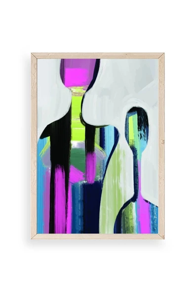 Soyut Ahşap Çerçeveli Tablo ürün görseli 1