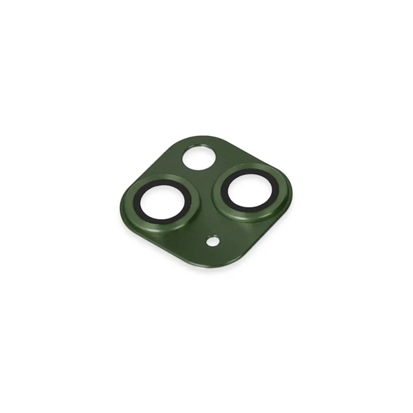 İphone 13 Pers Alüminyum Kamera Lens - Yeşil - Resim 4