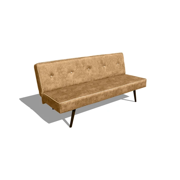 Best Yataklı Çelik İskelet Sünger Kanepe - Kahve ürün görseli 1