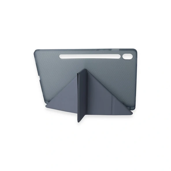 Samsung Galaxy Tab A9 Kılıf Kalemlikli Mars Tablet Kılıfı - Lavender - Resim 3