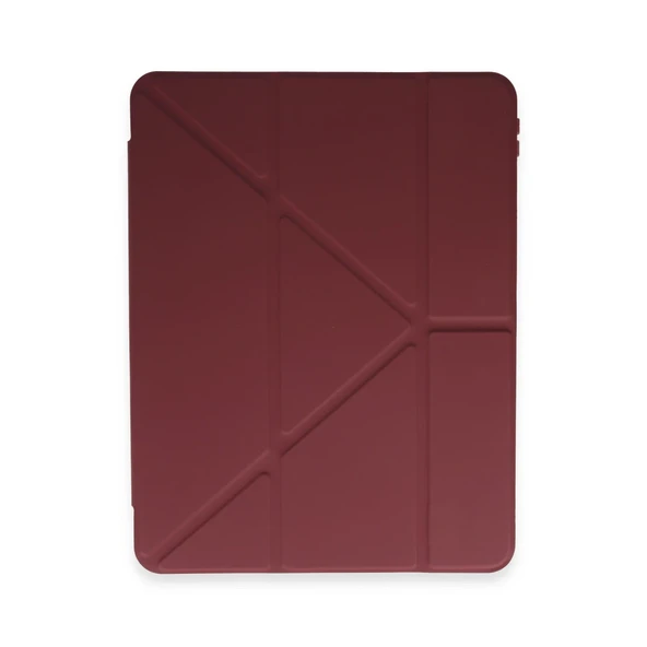 Huawei Honor Pad 9 Kılıf Kalemlikli Mars Tablet Kılıfı - Mürdüm - Resim 2