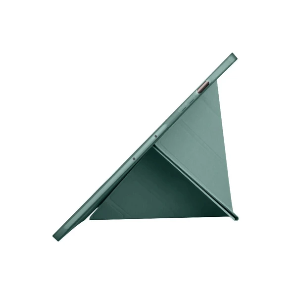 Samsung Galaxy X610 Tab S9 Fe Plus 12.4 Kılıf Kalemlikli Mars Tablet Kılıfı - Koyu Yeşil - Resim 5