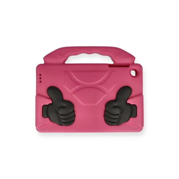 Samsung Galaxy Tab A9 Kılıf Like Stantlı Tablet Silikon - Pembe ürün görseli 1