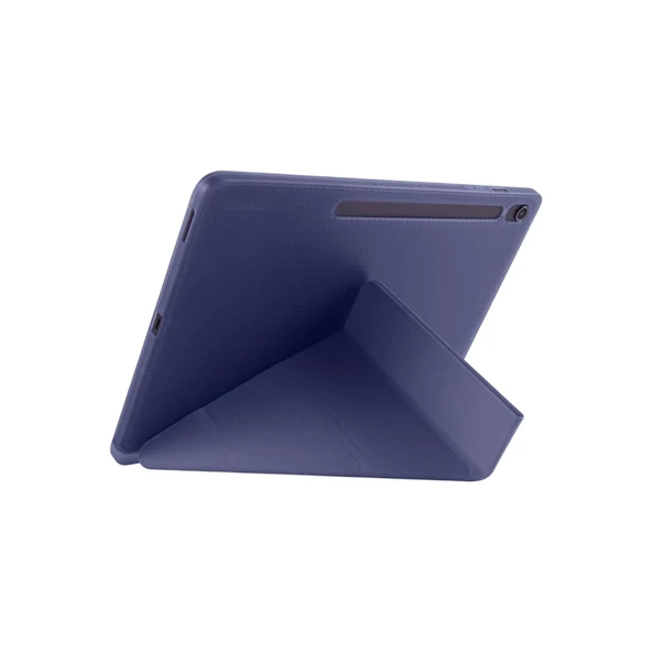 İpad Pro 11 (2024) Kılıf Kalemlikli Hugo Tablet Kılıfı - Lacivert - Resim 3