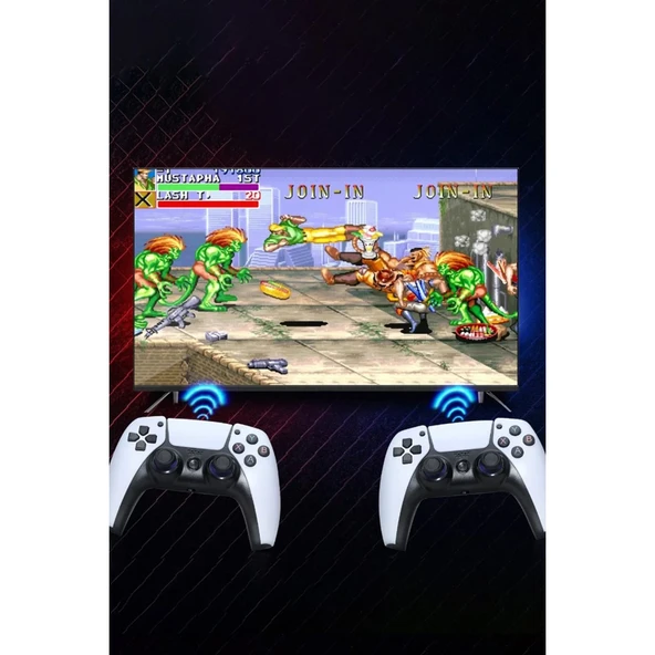 Y5 64gb Android Dual Pad 4k Game Stick - Beyaz - Resim 3