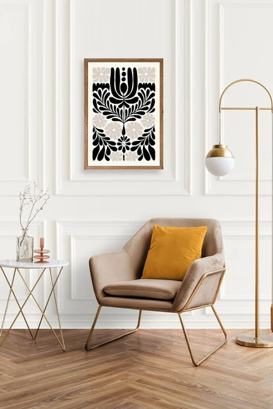 Çiçek Ahşap Çerçeveli Tablo - Resim 2