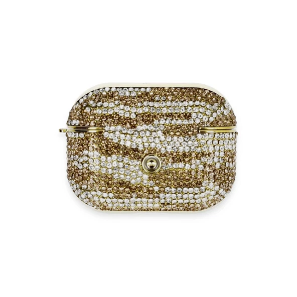 Airpods Pro 2 (2.nesil) Klor Taşlı Kılıf - Desen 6 - Resim 2