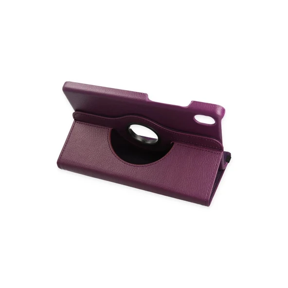 Huawei Matepad Se 11 Kılıf 360 Tablet Deri Kılıf - Mürdüm - Resim 3