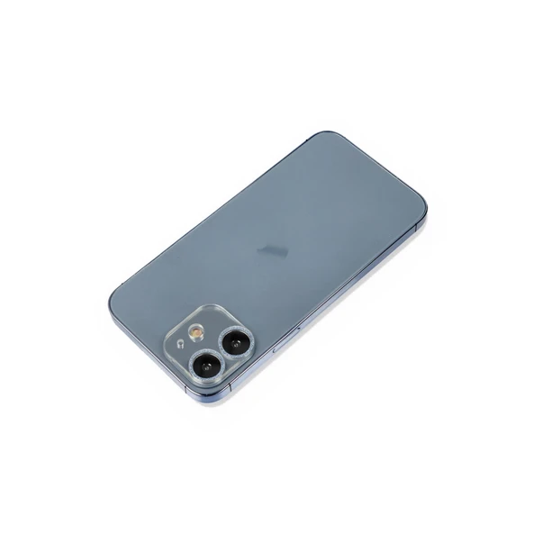 İphone 12 Mini Shine Kamera Lens Koruma Cam - Sierra Blue ürün görseli 1