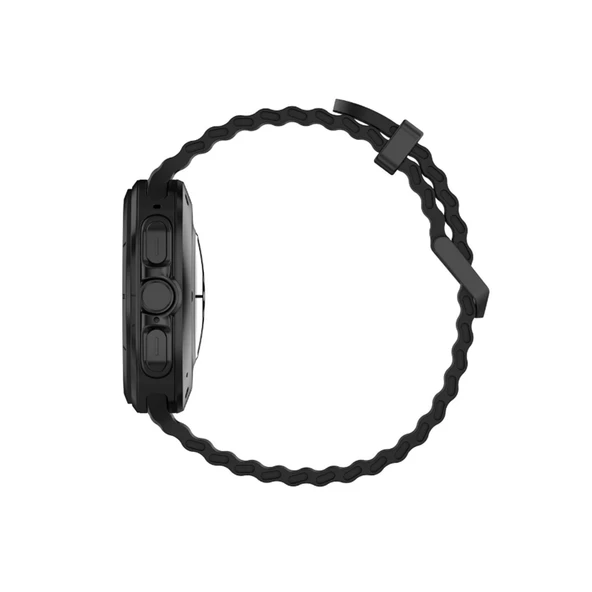 Watch 7 Ultra Kr417 Rug Silikon Kordon - Turuncu - Resim 3