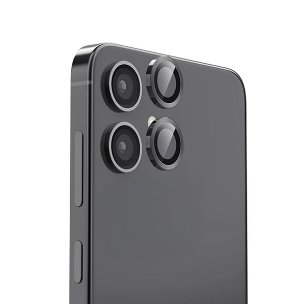 Samsung Galaxy A06 Raze Metal Kamera Lens - Siyah ürün görseli 1