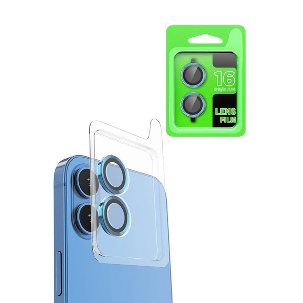 İphone 16 Raze Metal Kamera Lens - Lacivert ürün görseli 1