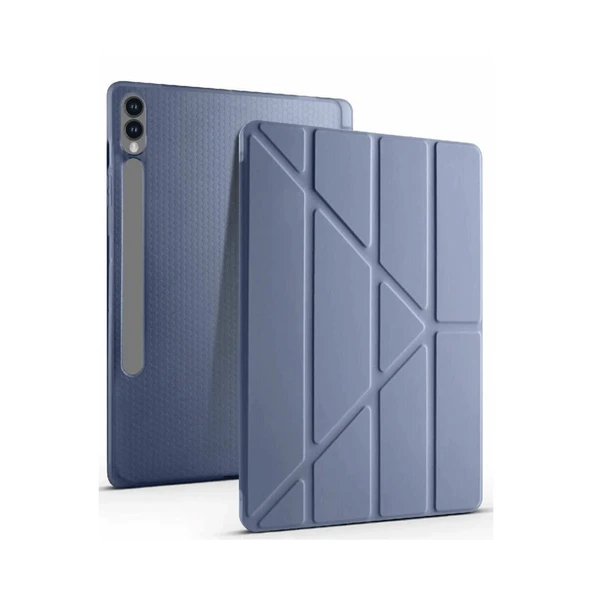 Samsung Galaxy X610 Tab S9 Fe Plus 12.4 Kılıf Kalemlikli Mars Tablet Kılıfı - Lavender ürün görseli 1