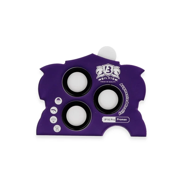 İphone 16 Pro Max Bilvis Titan Kamera Lens - Siyah - Resim 2