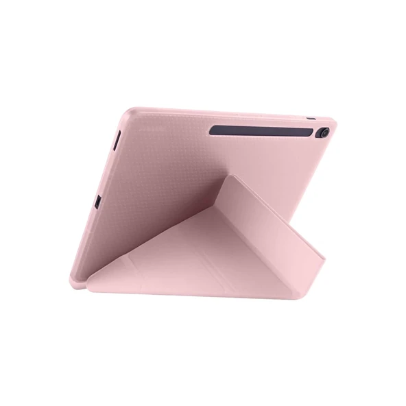 İpad Pro 11 (2024) Kılıf Kalemlikli Hugo Tablet Kılıfı - Rose Gold - Resim 2