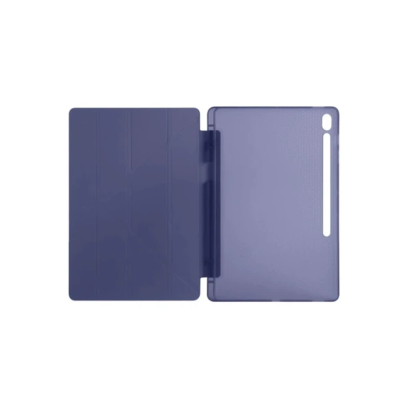 İpad Pro 11 (2024) Kılıf Kalemlikli Hugo Tablet Kılıfı - Lacivert - Resim 4