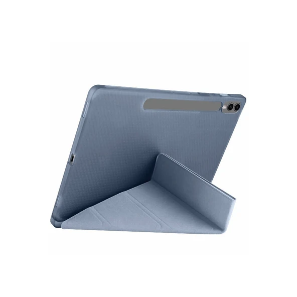 Samsung Galaxy X610 Tab S9 Fe Plus 12.4 Kılıf Kalemlikli Mars Tablet Kılıfı - Lavender - Resim 2