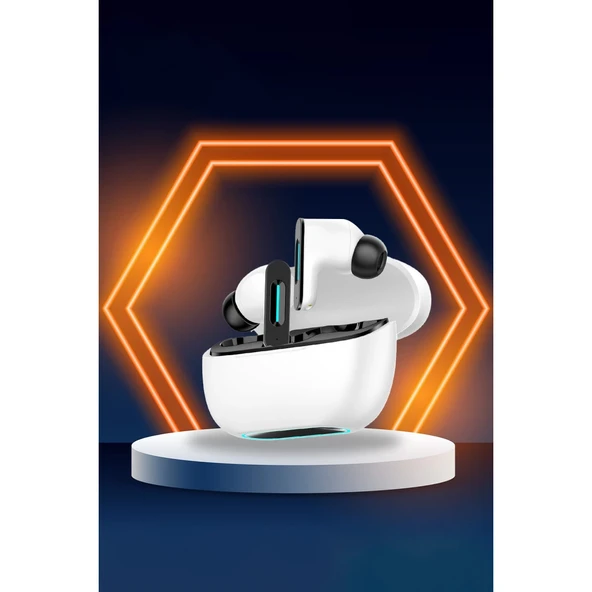 Ls-518 Aktif Gürültü Engelleyici Özellikli Tws Airpods Kulaklık - Beyaz-siyah - Resim 2
