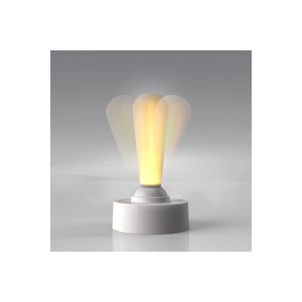 Jp-1003 Dekoratif Gece Lambası - Beyaz - Resim 2