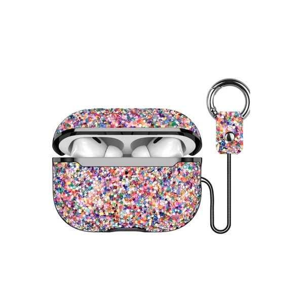 Onegif Airpods 2 (2.nesil) Bright Simli Airpods Kapak - Gold ürün görseli 1