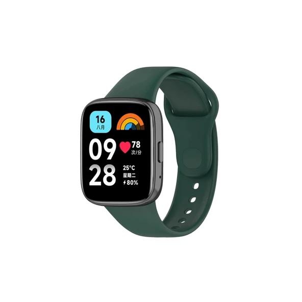 Xiaomi Redmi Watch 3 Active Klasik Kordon - Haki Yeşil ürün görseli 1