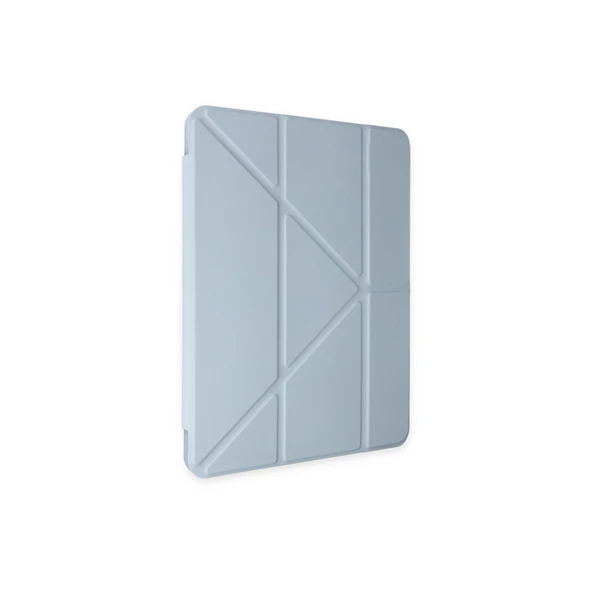 İpad Pro 11 (2024) Kılıf Kalemlikli Mars Tablet Kılıfı - Mavi - Resim 4