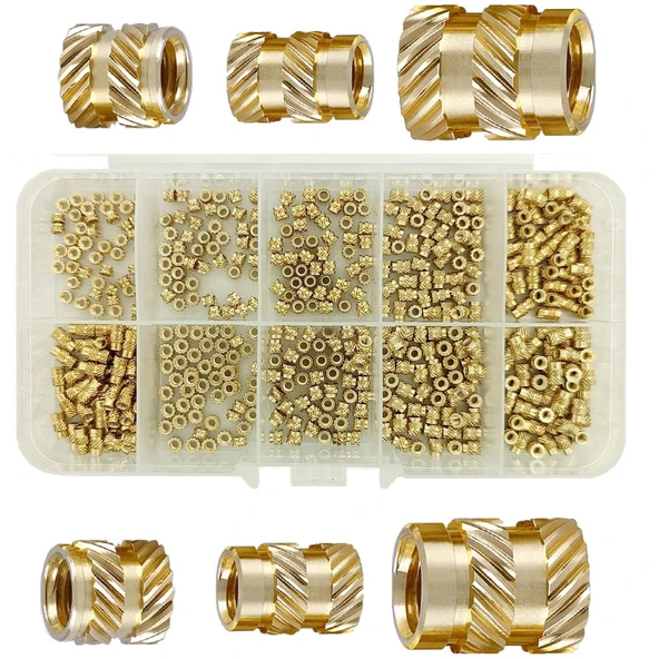 Yate10 500 Adet M2-M2.5 Laptop Dişi Pirinç Somun Seti Kutulu ürün görseli 1