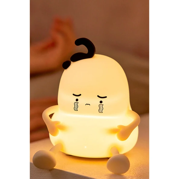 A001 Dekoratif Gece Lambası Üzgün Çocuk - Resim 3