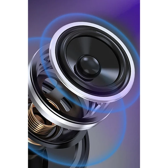 Pluse 7 Mikrofonlu Rgb Kablosuz Hoparlör - Beyaz - Resim 4