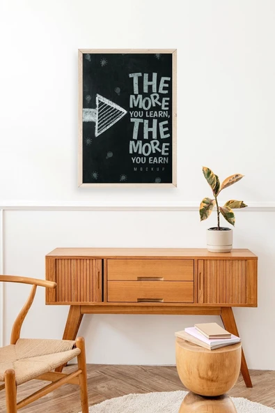 Motto Ahşap Çerçeveli Tablo - Resim 3