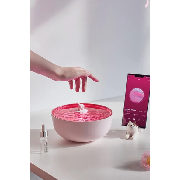 Z5 Arktik Okyanus Temalı Bt Kablosuz Hoparlör - Pembe - Resim 4