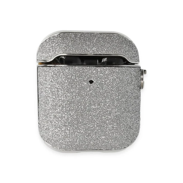 Airpods 2 (2.nesil) Spell Simli Kılıf - Gümüş - Resim 3