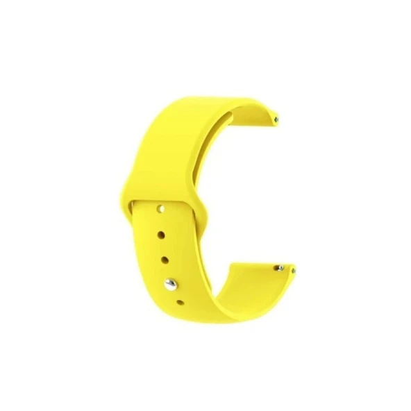 Huawei Gt4 41mm 18mm Klasik Kordon - Sarı ürün görseli 1