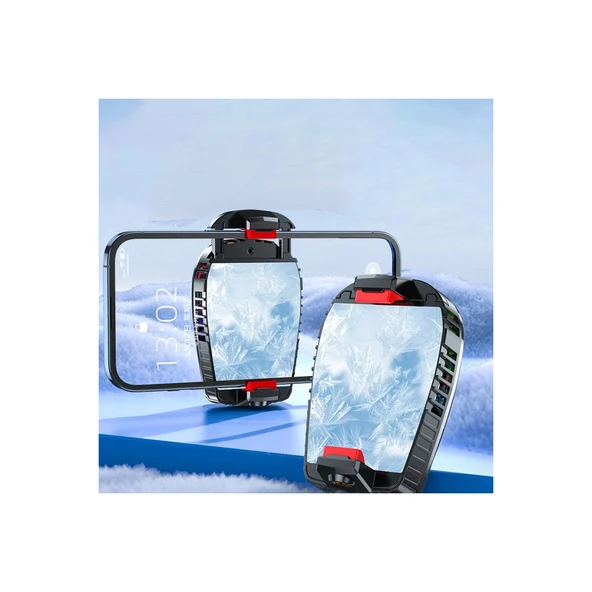 X110 Radyatör Telefon Soğutucu Fan - Siyah - Resim 4