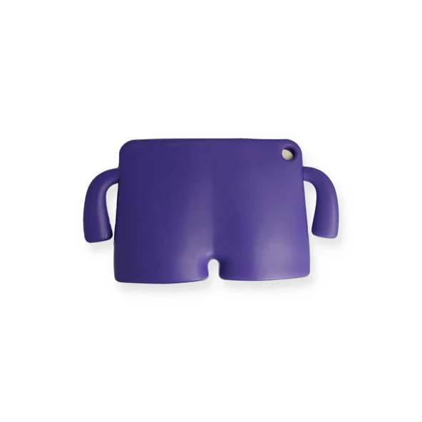 Samsung Galaxy Tab A9 Kılıf Karakter Tablet Silikon - Mor - Resim 2