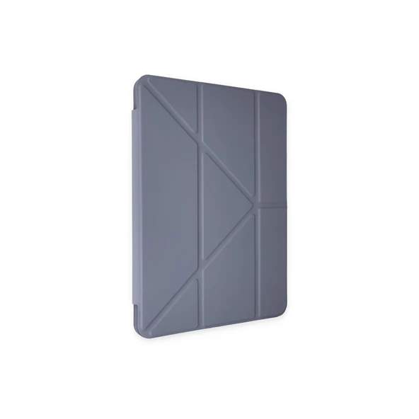 İpad Pro 11 (2024) Kılıf Kalemlikli Mars Tablet Kılıfı - Lavender - Resim 4
